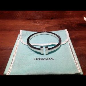 Tiffany T Square Bracelet in sterling silver.